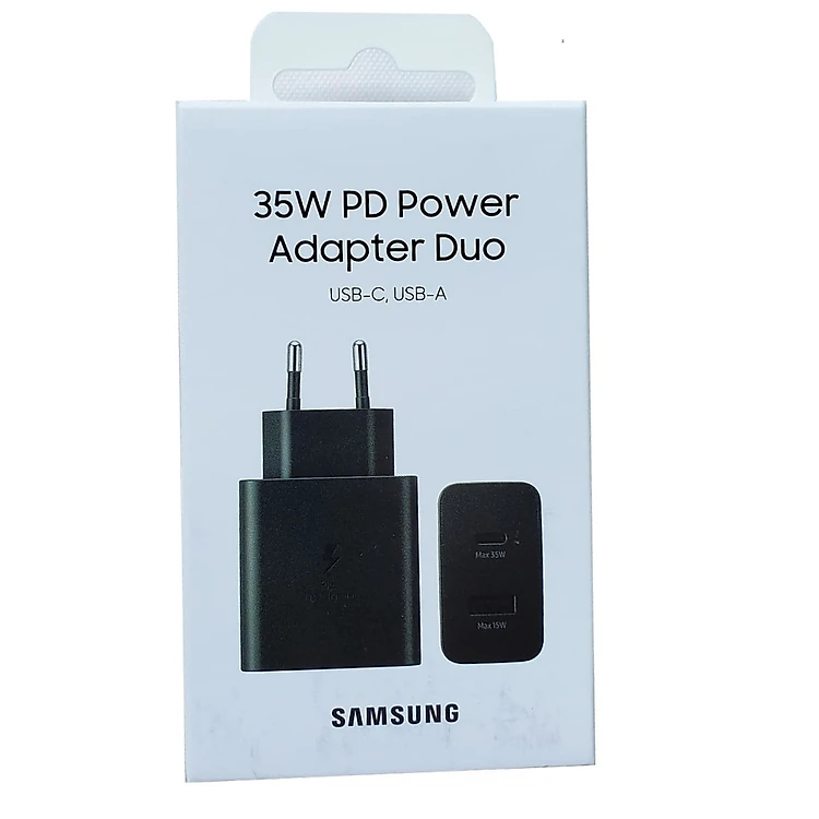 Củ Adapter Sạc Nhanh Samsung 35W 2 cổng Type-C và USB-A EP-TA220 - Hàng Chính Hãng
