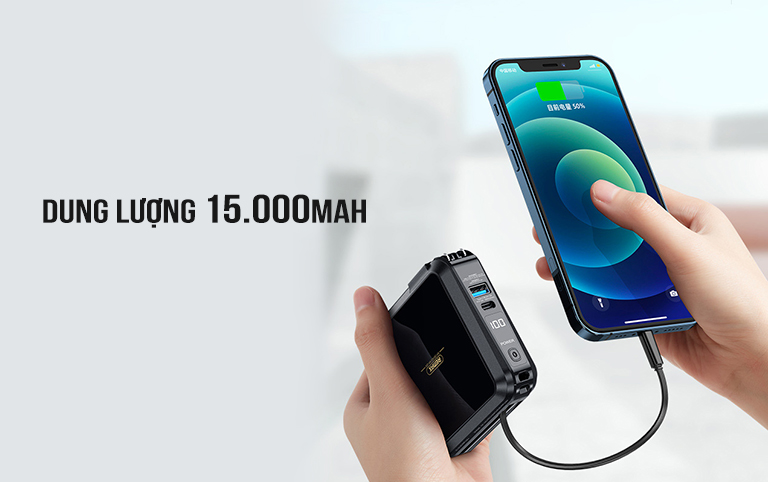 Sạc dự phòng đa năng 15000mah Remax RPP-276 22.5W